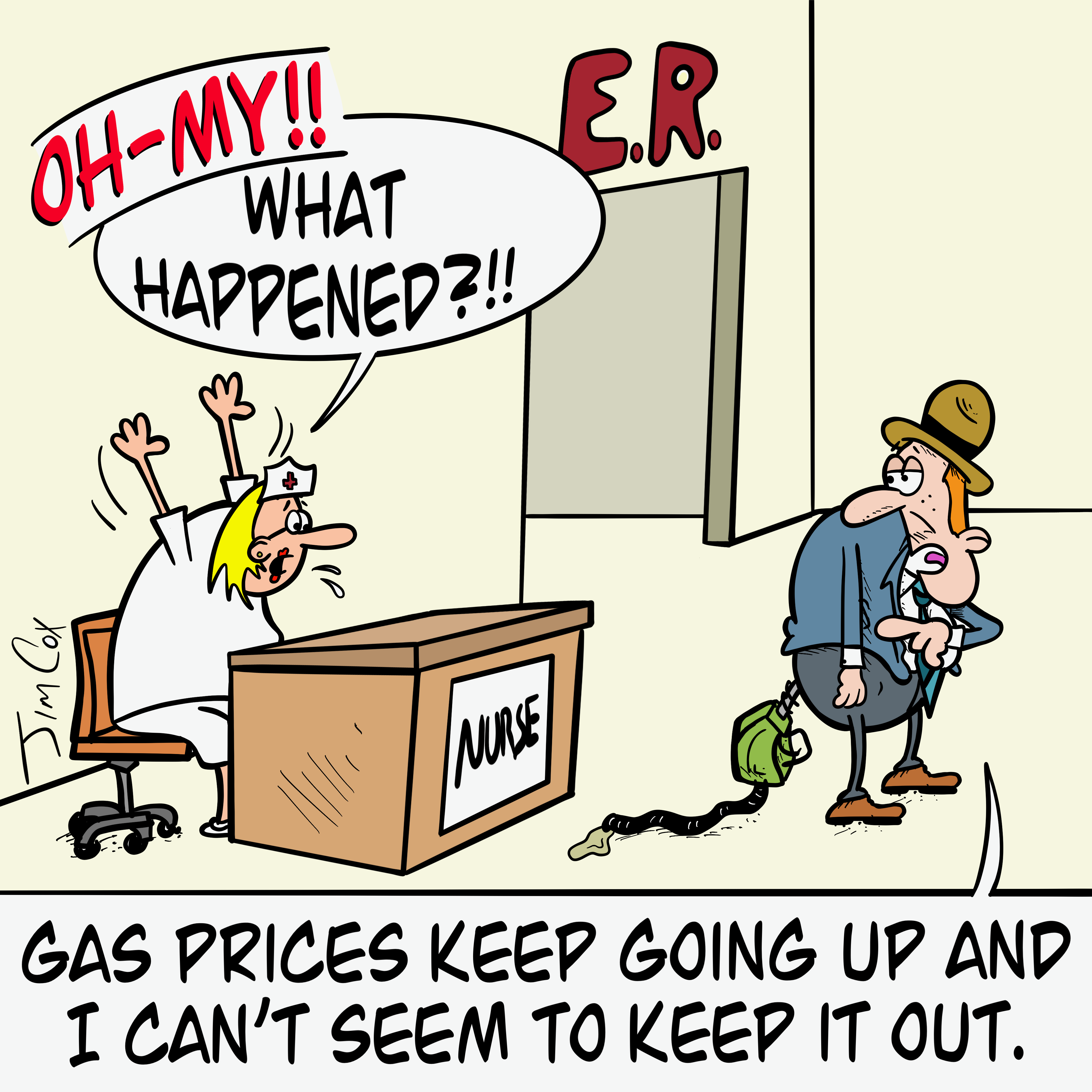 Editorial cartoon: High Gas Prices 3