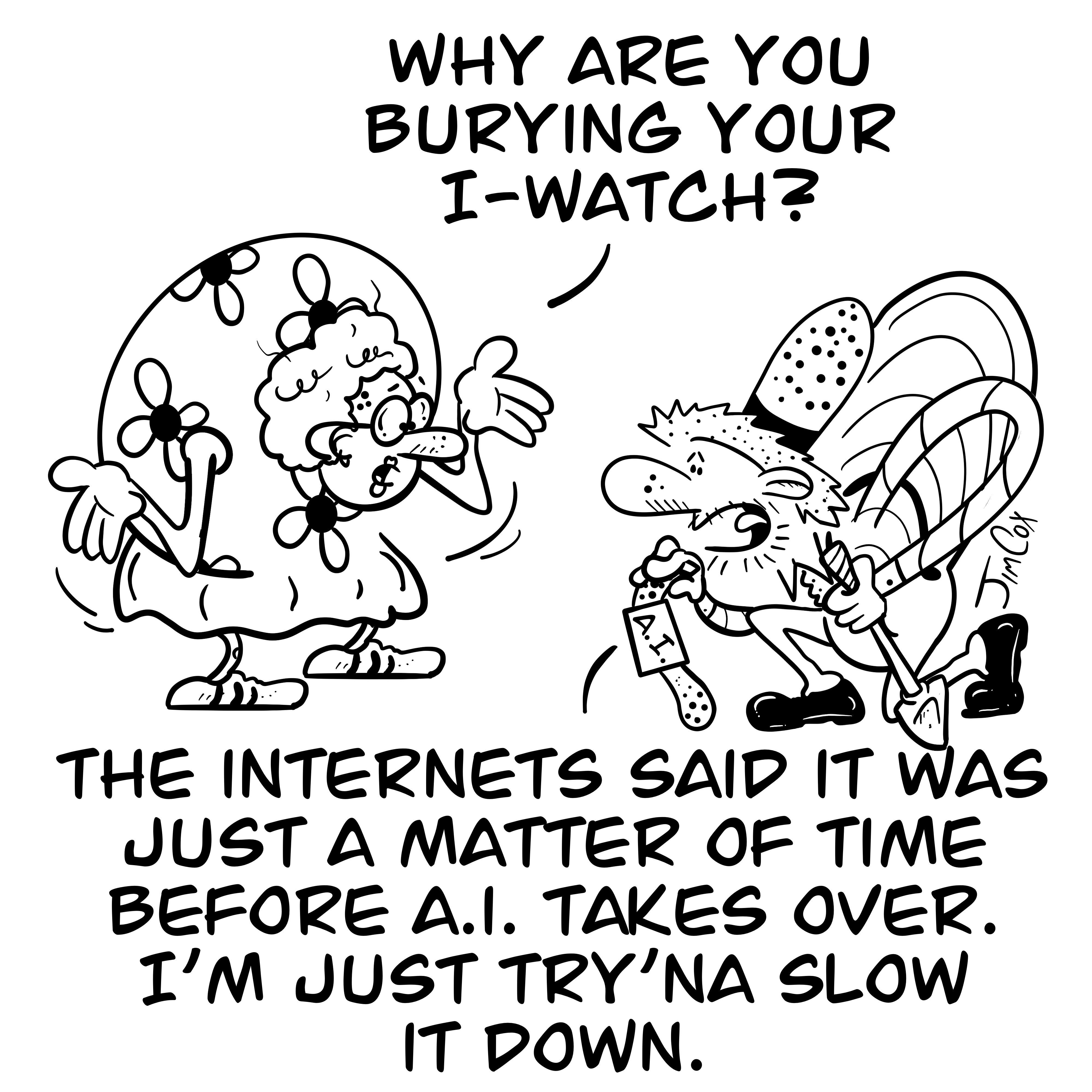 Editorial cartoon: I-Watch