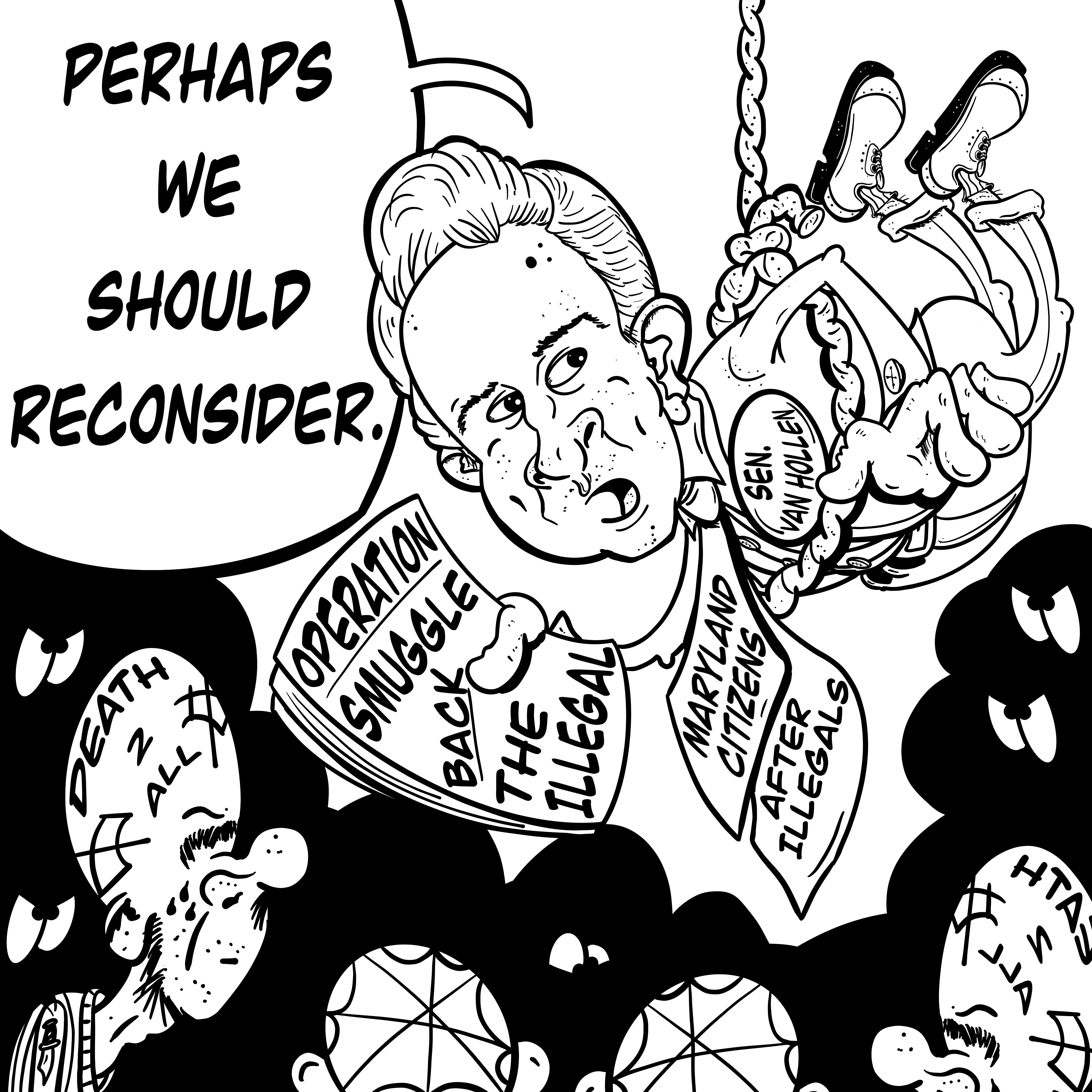 Editorial cartoon: Reconsider?