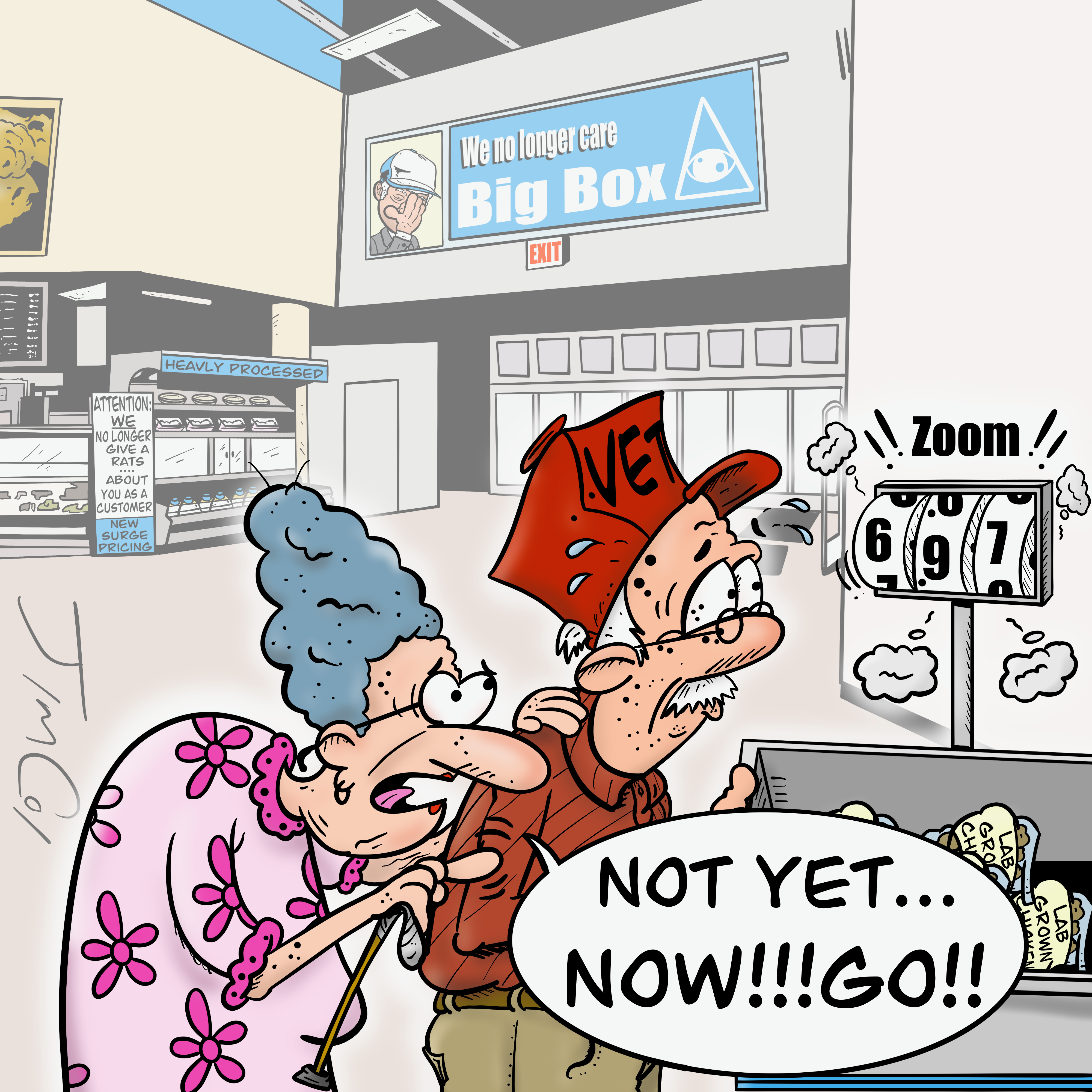 Editorial cartoon: Unethical Surge Pricing