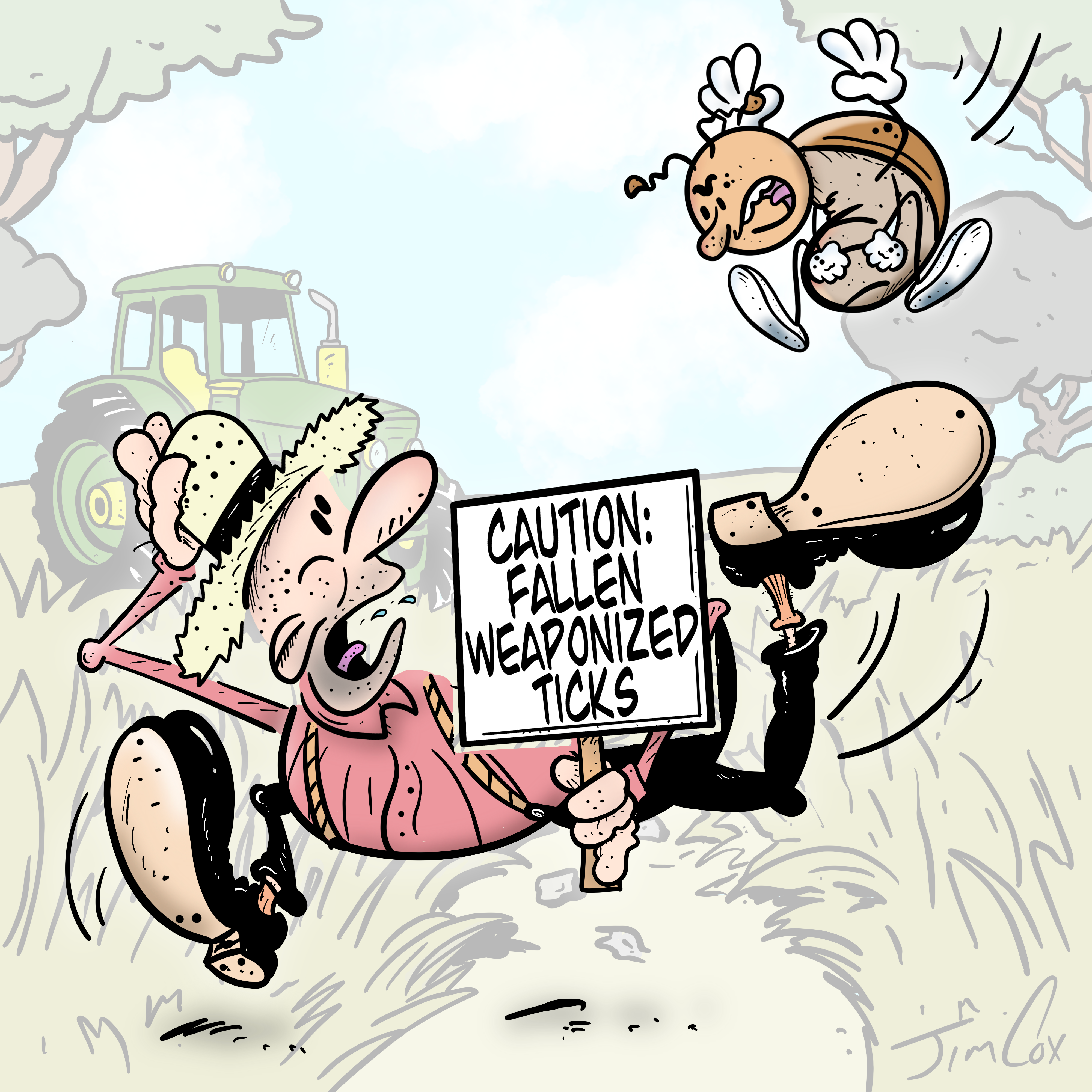 Editorial cartoon: Weaponized Ticks