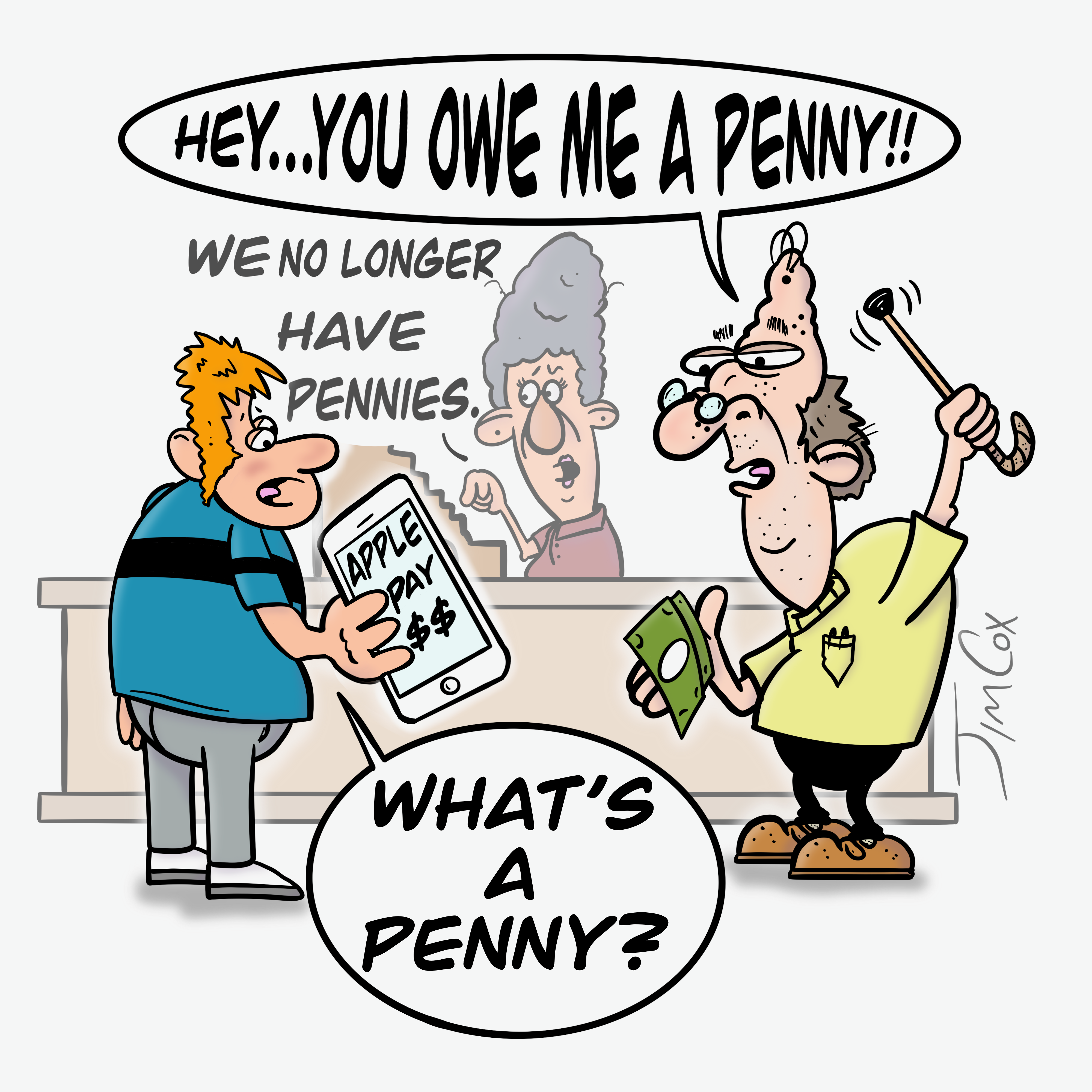 Editorial cartoon: What's A Penny?
