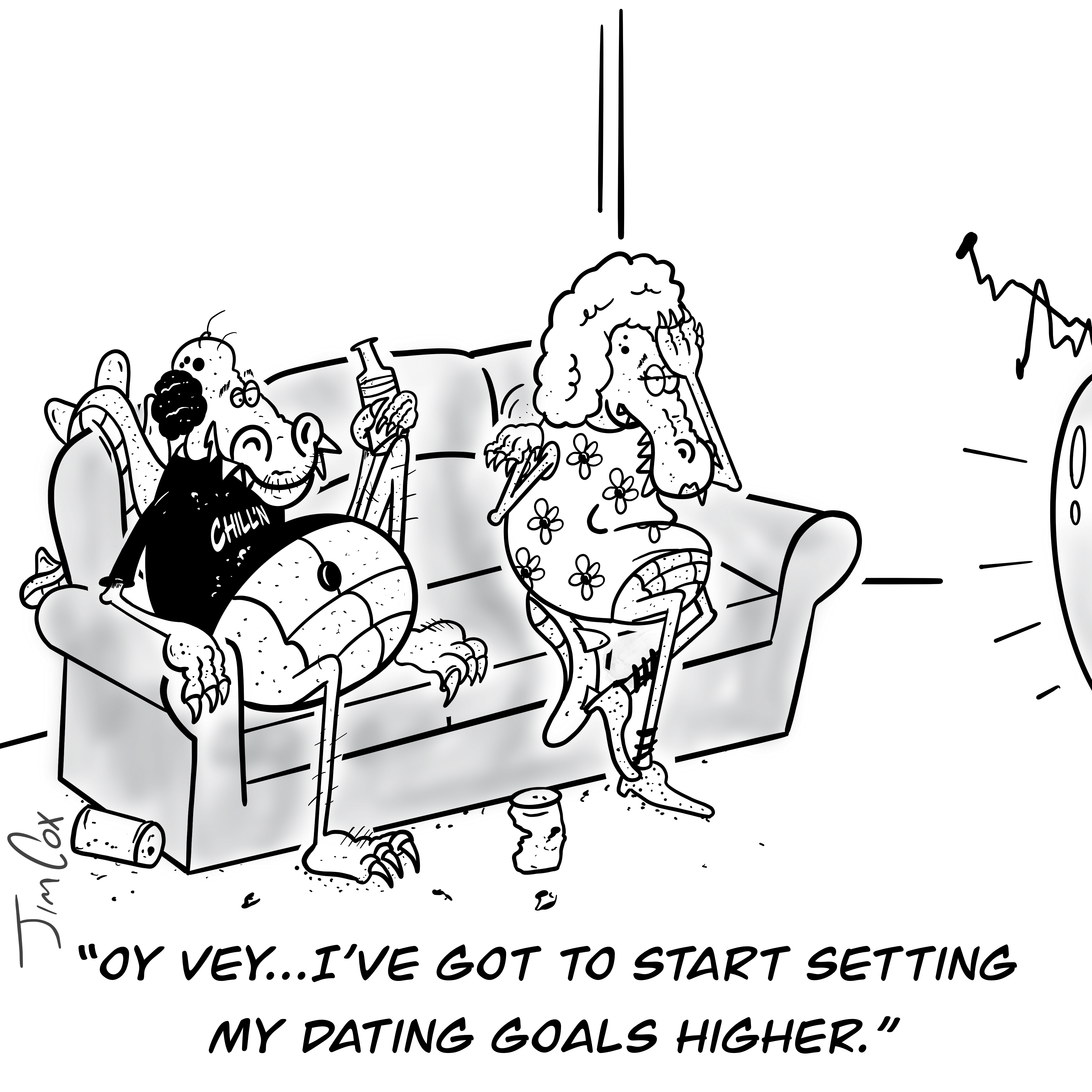 PanelStripLOL cartoon by Jim Cox: Such A Croc